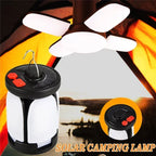 Rechargeable Solar LED Lantern – 1000LM Power Bank for Camping and Fishing