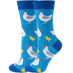 Colorful Cartoon Animal Crew Socks – Fun Harajuku Apparel for Men and Women