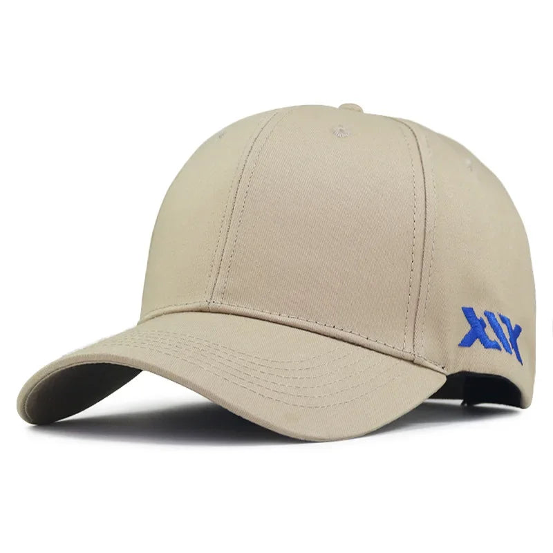 Oversized Cotton Baseball Cap – Adjustable Large Fit for Men and Women