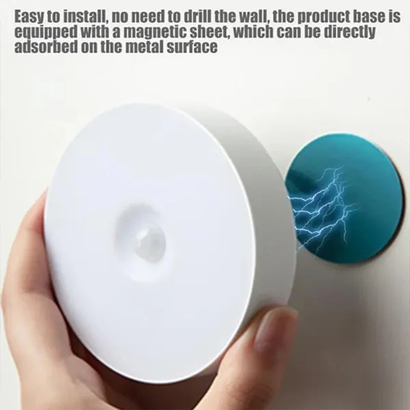 USB Rechargeable LED Motion Sensor Light – Wireless Under Cabinet Lamp