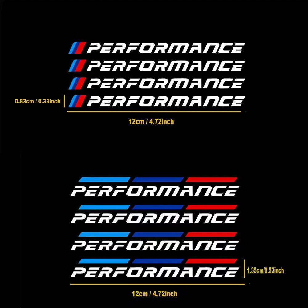 MPower Performance Wiper Stickers – Vinyl Decal Accessories for BMW Vehicles