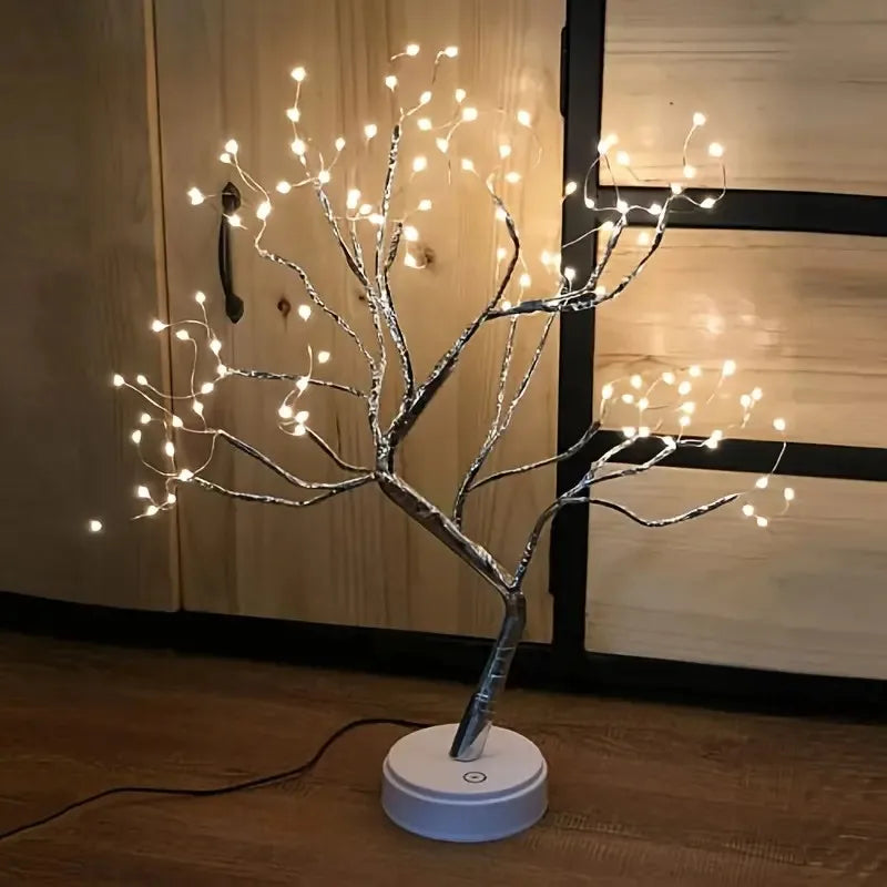 108 LED Bonsai Tree Light – Colorful USB Battery Decor for Home Bedroom Christmas