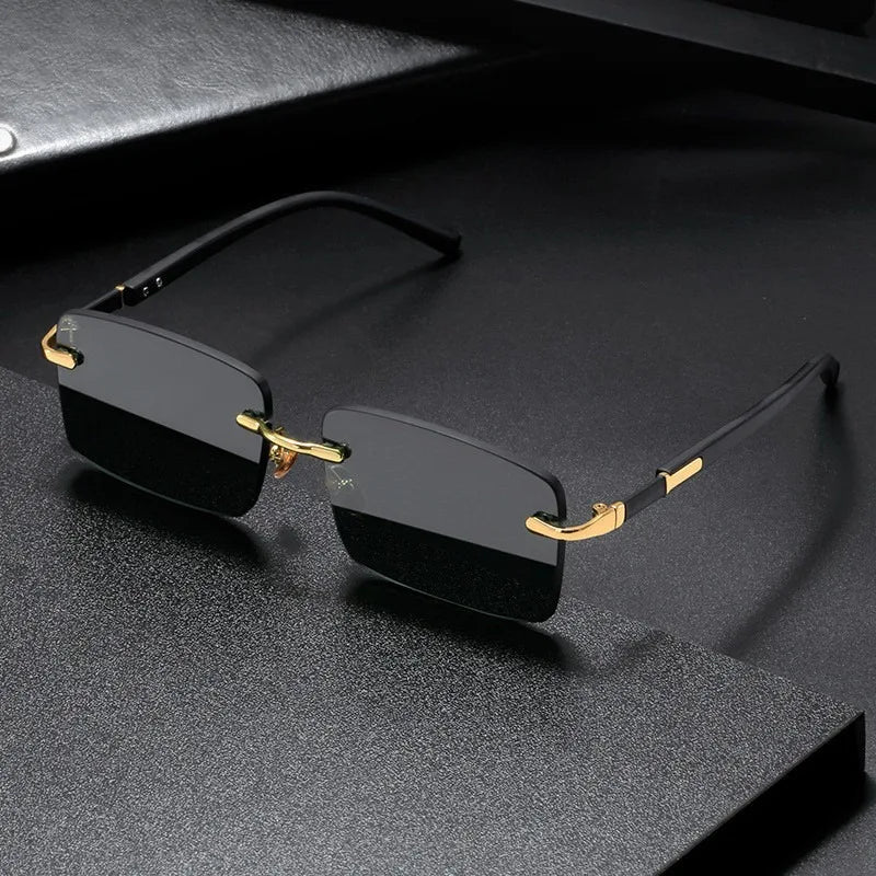Rimless Designer Sunglasses – Frameless Fashion Eyewear for Men and Women