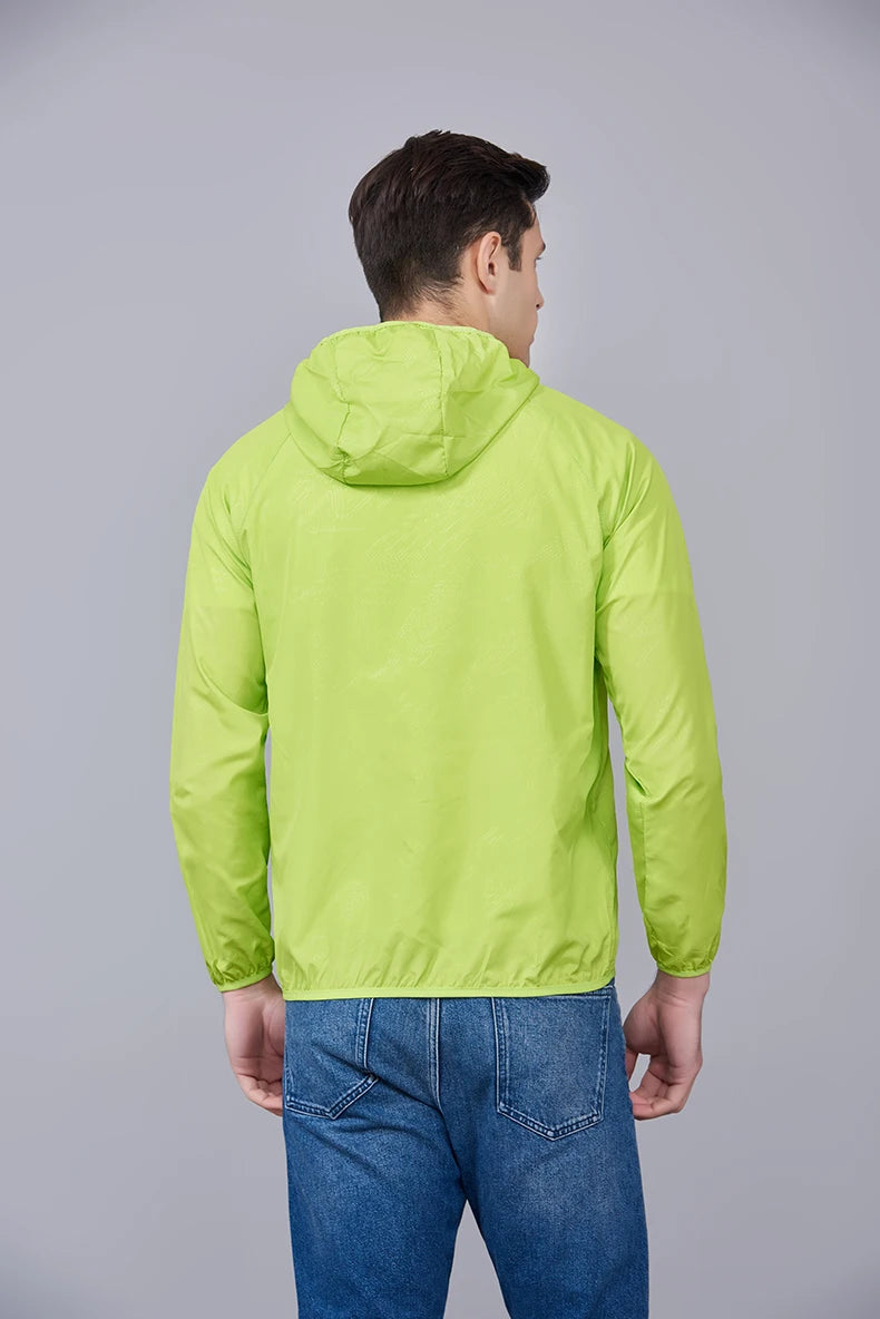 Waterproof Hiking Jacket – Unisex Quick Dry Windbreaker for Outdoor Trekking