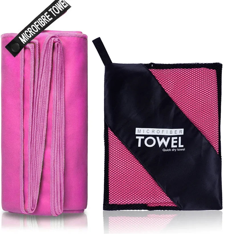 Quick-Drying Microfiber Sports Towel – Compact Travel Gear for Gym and Camping