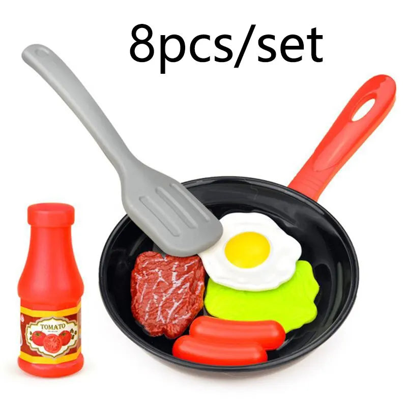 Simulation Kitchenware Toy Set – Play Food and Cooking Accessories for Kids