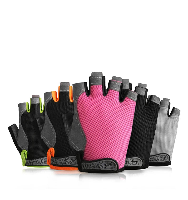 Half Finger Sport Gloves – Breathable Anti-Slip for Cycling and Gym