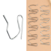Stainless Steel Drapery Pin Hooks – Heavy Duty Curtain Pleating Accessories