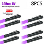 UV Flashlight 395nm – Portable Ultraviolet Torch for Pet Urine and Scorpion Detection