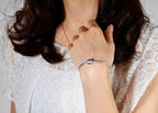 925 Sterling Silver Snake Chain Bracelet – Handmade Jewelry for Women