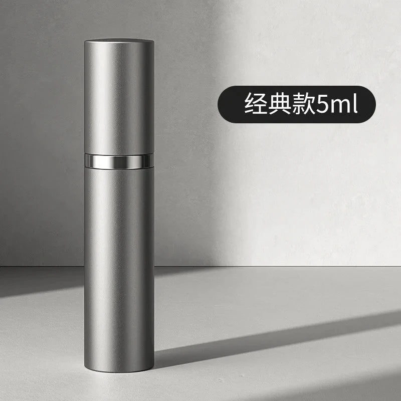 Refillable Aluminum Perfume Atomizer – Portable Spray Bottle for Travel