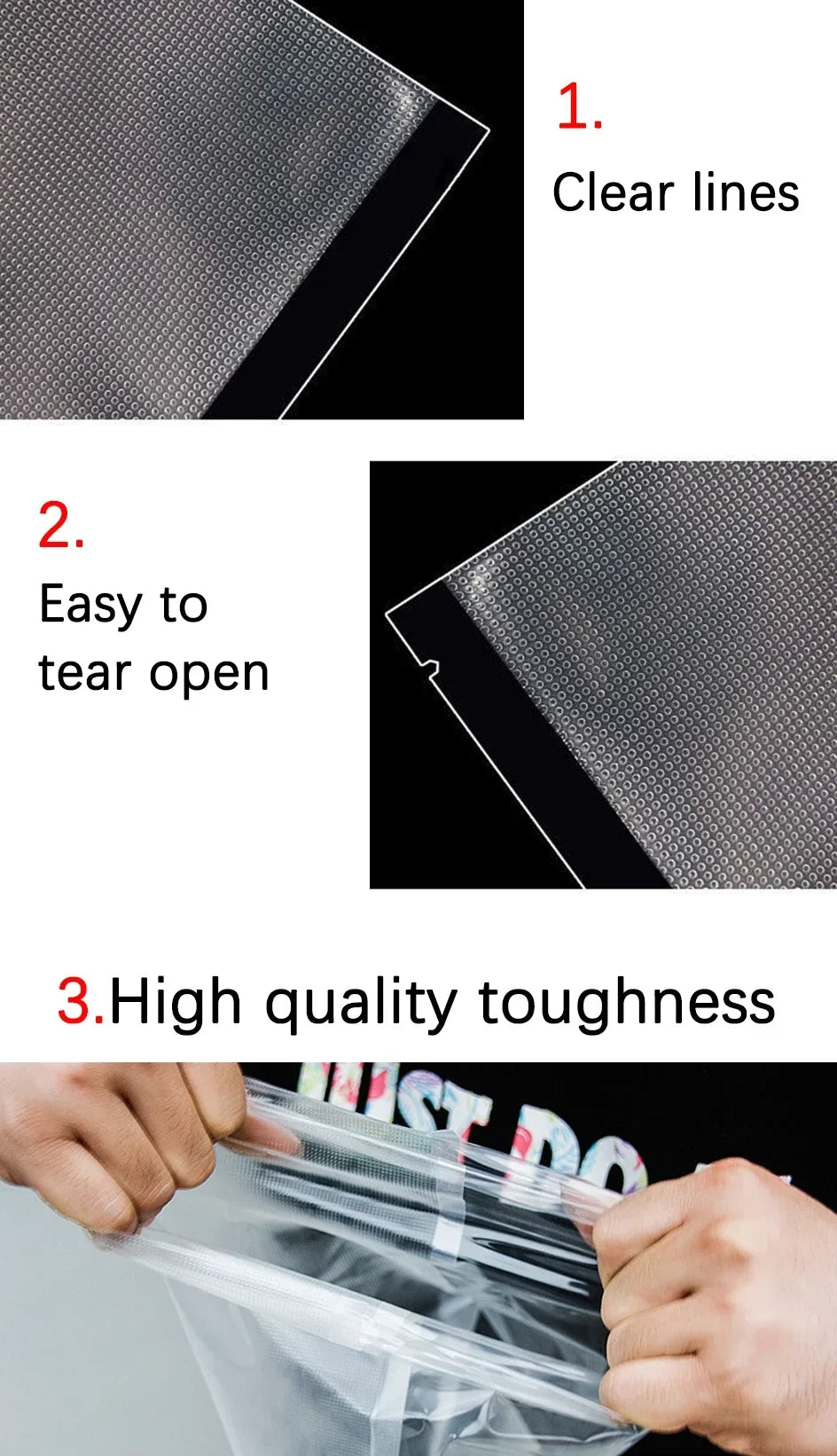 Heavy Duty Vacuum Sealer Bags – 100 Quart Size for Food Storage and Sous Vide
