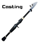 Telescopic Carbon Fishing Rod – Ultralight Spinning Pole for Outdoor Angling