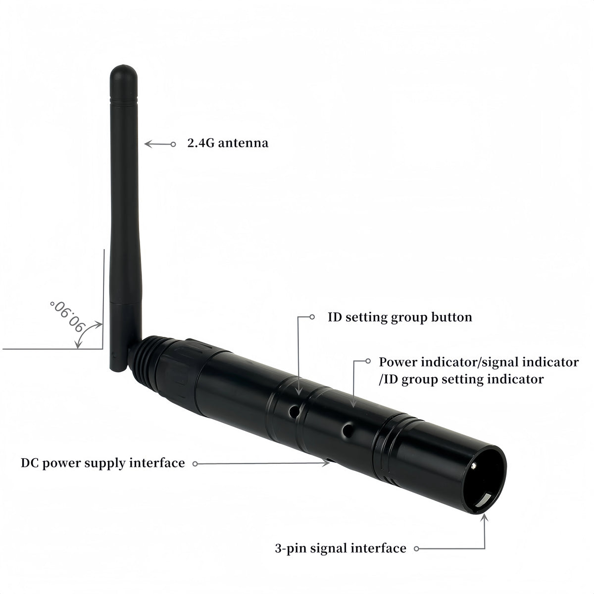 Wireless DMX512 Transmitter Receiver – Low Latency for DJ Stage Lighting