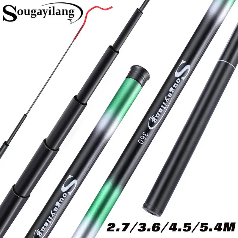Telescopic Carp Fishing Rod – Lightweight Portable Pole for Outdoor Angling