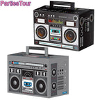 Retro Boom Box Candy Boxes – Paper Gift Containers for 80s 90s Hip Hop Parties