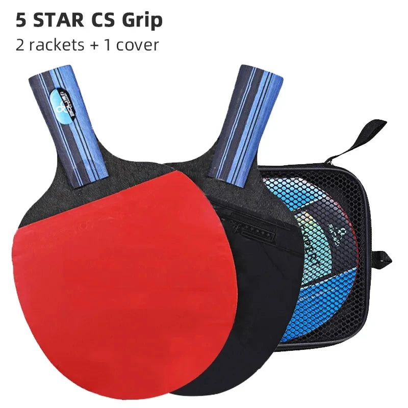 Professional Table Tennis Racket Set – Ping Pong Paddle for Competition Play