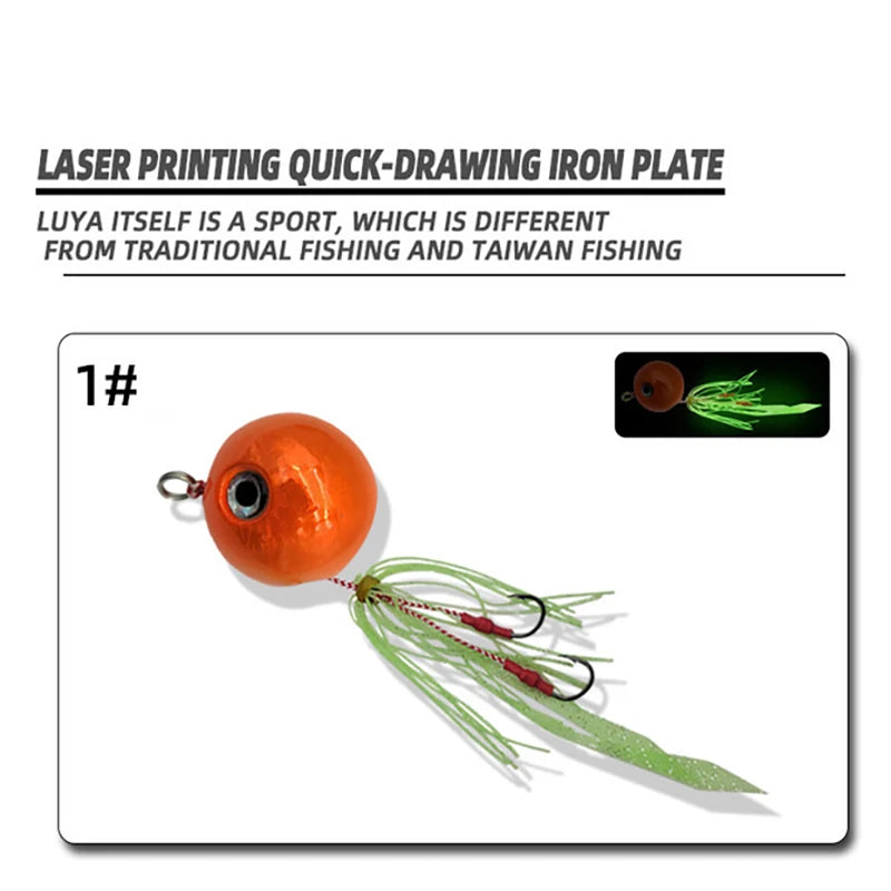 Inchiku Metal Jig Lure – Lead Madai Bait for Boat Sea Fishing