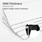 3D Self-Adhesive Brick Wallpaper – Waterproof Peel and Stick for Home Decor