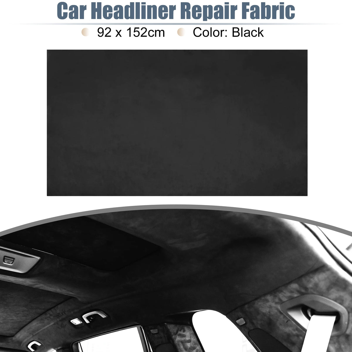 Foam Backed Suede Headliner Fabric – DIY Car Interior Repair Replacement