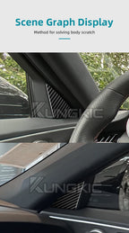 Carbon Fiber Door Triangle Trim – Interior Accessories for Kia Stinger