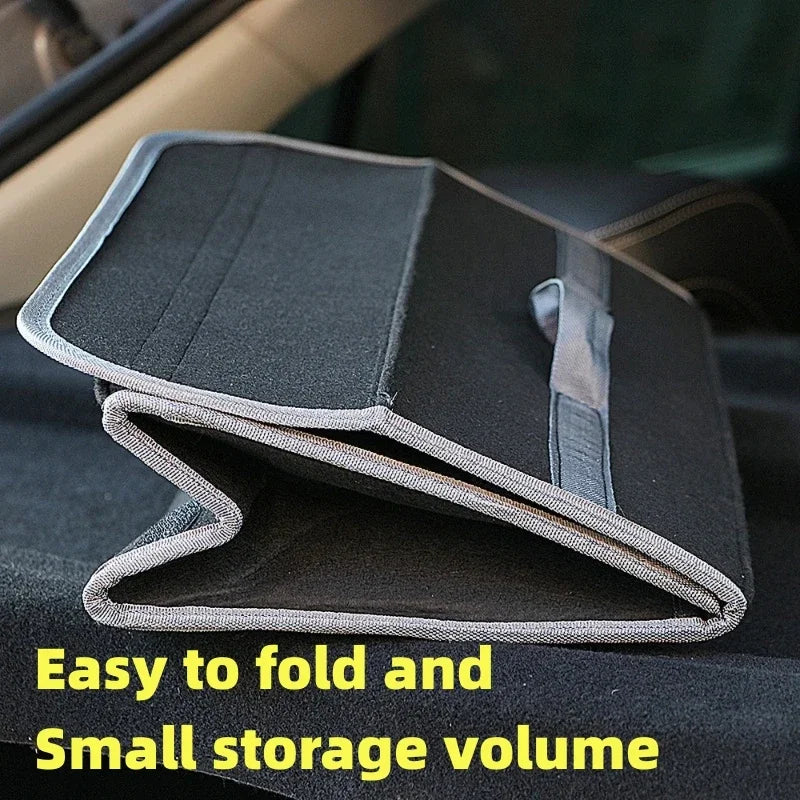Large Felt Trunk Organizer – Anti-Slip Storage Bag for Car Cargo Management