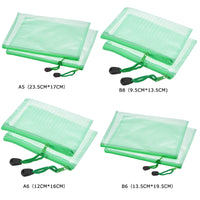 Waterproof Mesh Zipper Pouches – PVC Document File Bags for Office Stationery