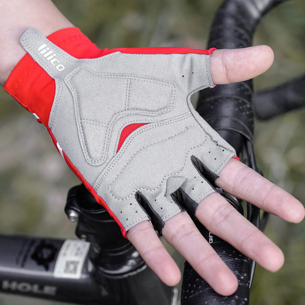 Half Finger Cycling Gloves – Anti-Slip Breathable Mittens for Road MTB Racing