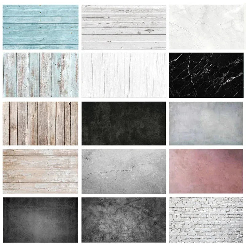 Marble Wood Grain Photography Backdrop – 57x87cm Waterproof Studio Props