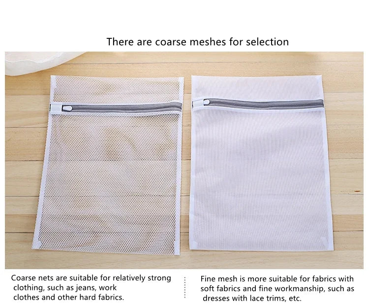 Mesh Laundry Washing Bag – Protective Clothing Organizer for Travel and Home