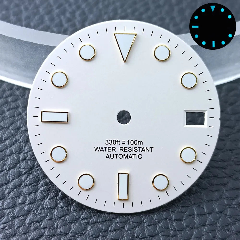 Custom GMT Watch Dial – 28.5mm Single Calendar for NH34 NH35 Movements