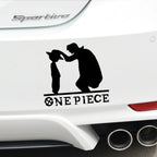 Luffy Pirate Anime Sticker – Reflective Decal for Car Motorcycle Laptop