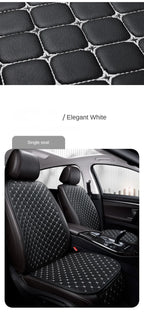 Universal PU Leather Car Seat Cover – Minimalist Soft Cushion for Auto Interior