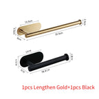 Stainless Steel Paper Towel Holder – Adhesive Wall Mount for Kitchen