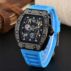 Bamboo Hollow Dial Quartz Watch – Fashionable Wooden Wristwatch for Men