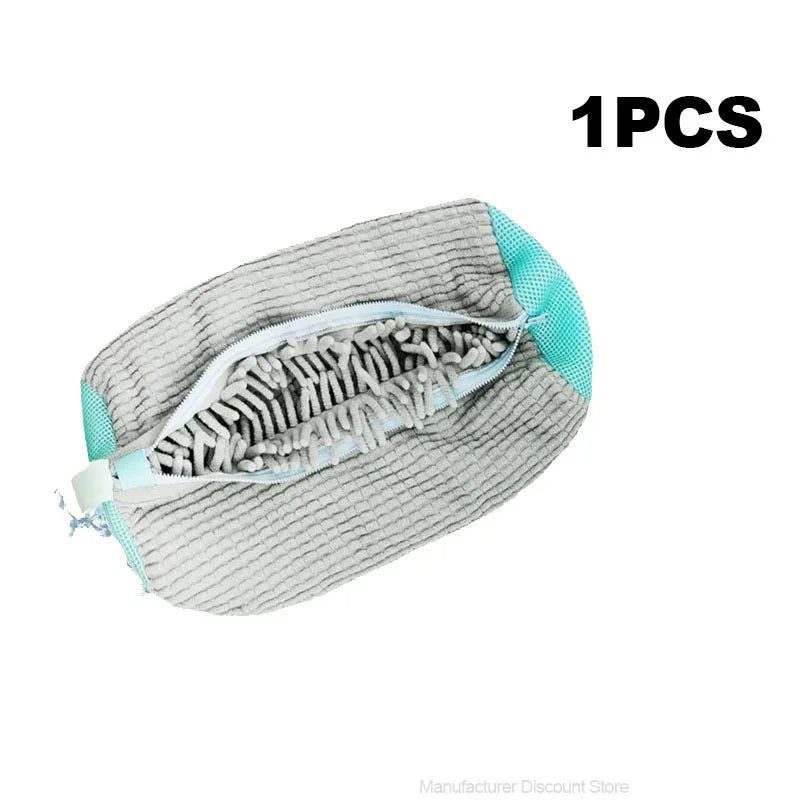 Padded Mesh Shoe Laundry Bag – Protective Sneaker Wash Net for Machine Cleaning