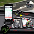 Silicone Dashboard Phone Pad – 4-in-1 Parking Number Card for Car Navigation