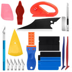 Vinyl Wrap Tool Kit – Felt Squeegee and Knife Set for Car Tinting