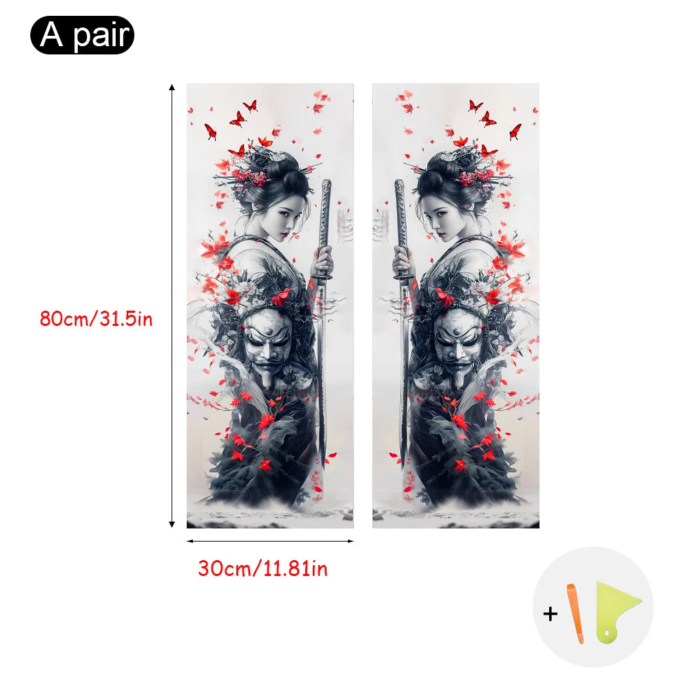 A-Pillar Interior Decal – Cool Girl Pattern Trim for Car Customization