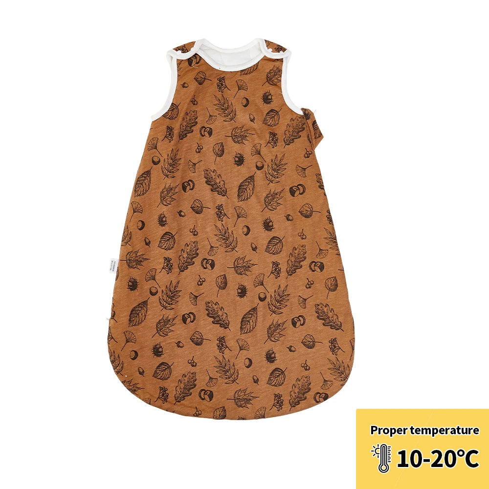 Bamboo Cotton Sleeping Bag – Warm Newborn Wearable Blanket for Winter Sleep