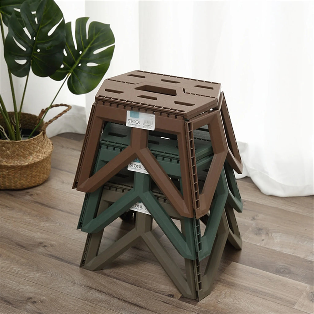 Portable Folding Stool – High Load Bearing Chair for Camping and Fishing
