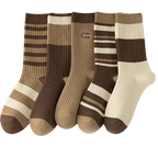 Ruffled Mid-Tube Socks – Breathable Cotton Casual Wear for Women