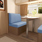 Jacquard RV Dinette Cushion Covers – Stretch Fabric for Camper Seat Protection