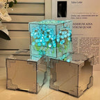 DIY Tulip Mirror Lamp – Handmade Floral Night Light for Bedroom Decor