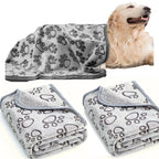 Fluffy Cartoon Pet Blanket – Warm Soft Mat for Dogs and Cats