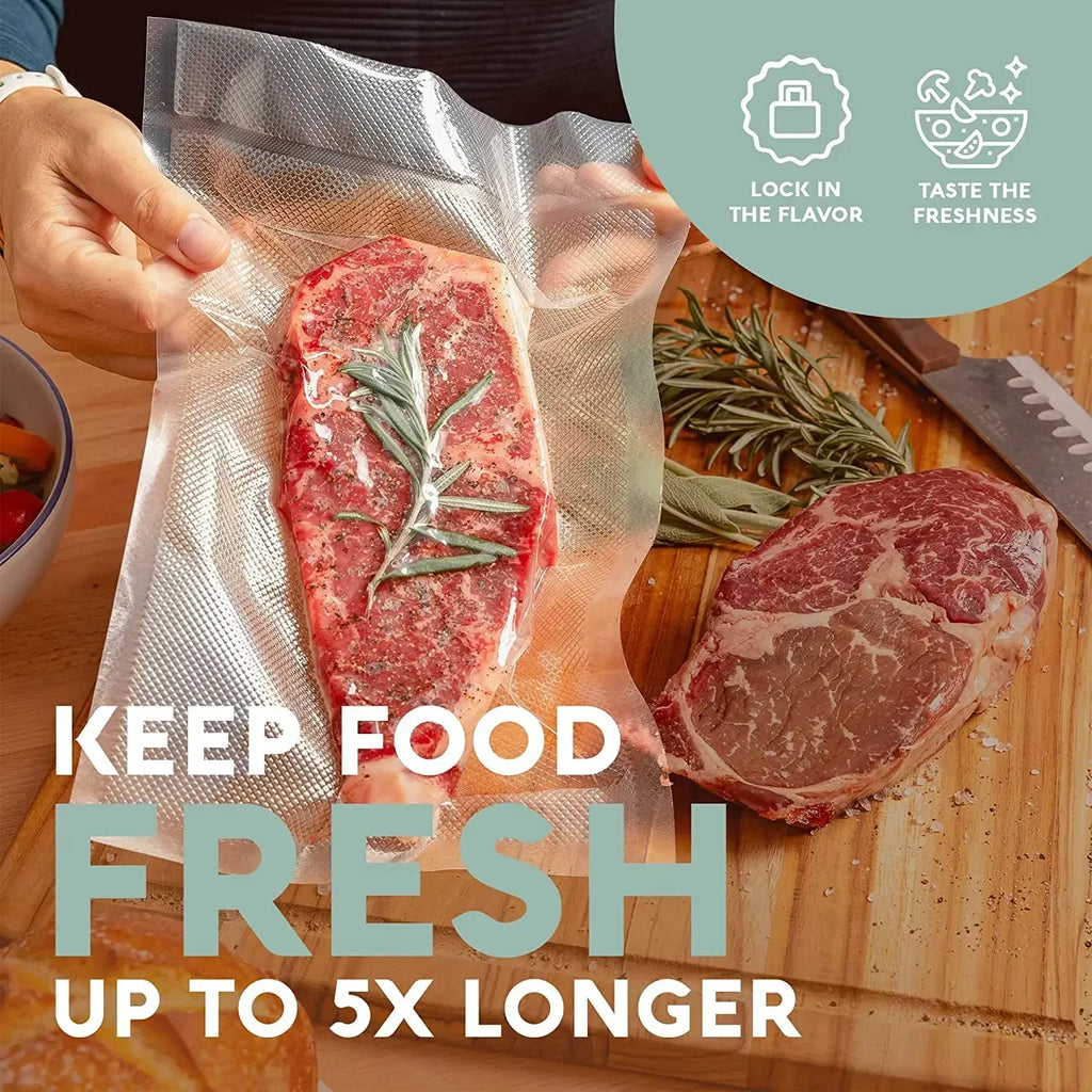 Vacuum Sealer Bags – BPA-Free Food Storage for Sous Vide and Kitchen Preservation
