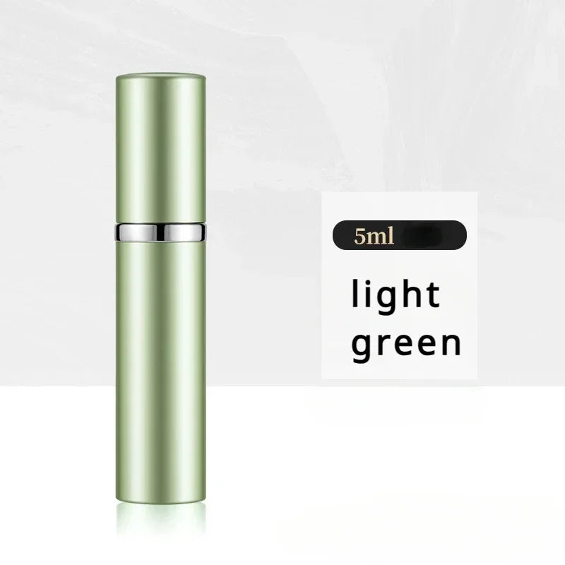 Refillable Aluminum Perfume Atomizer – Portable Spray Bottle for Travel