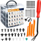 Automotive Plastic Fastener Kit – Bumper and Fender Rivet Retainers for Car Repair