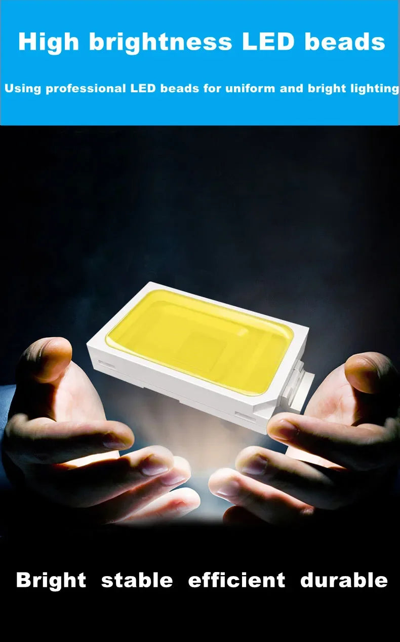 100W E27 LED Light Bulb – High Brightness Eye Protection for Home Lighting