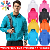 Waterproof Windbreaker Jacket – Sun Protection for Outdoor Hiking and Fishing
